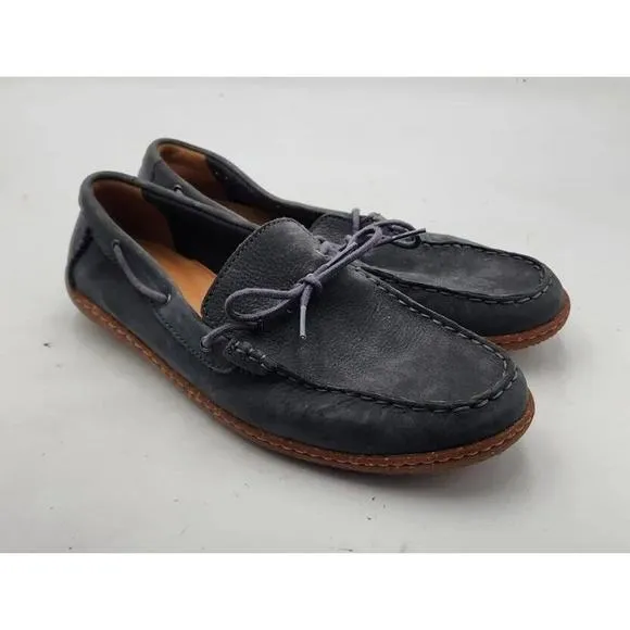 Clarks Men's Size 10 M US EUC Wallabee Saltash Blue Comfort Boat Shoes Mocassins