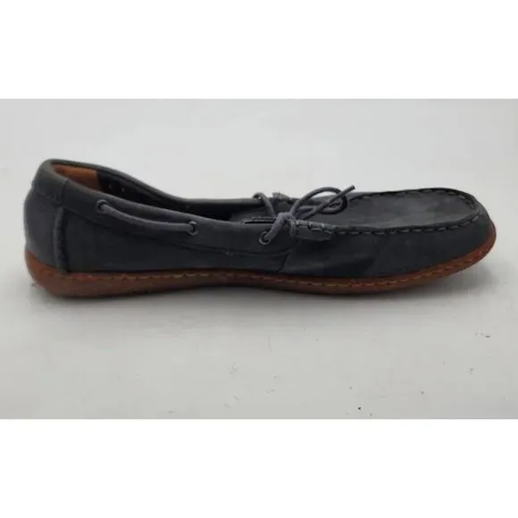Clarks Men's Size 10 M US EUC Wallabee Saltash Blue Comfort Boat Shoes Mocassins