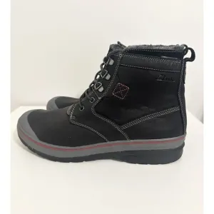 Clarks Milwright Rise Waterproof Men's Black Tumbled Leather Boots Sz 11