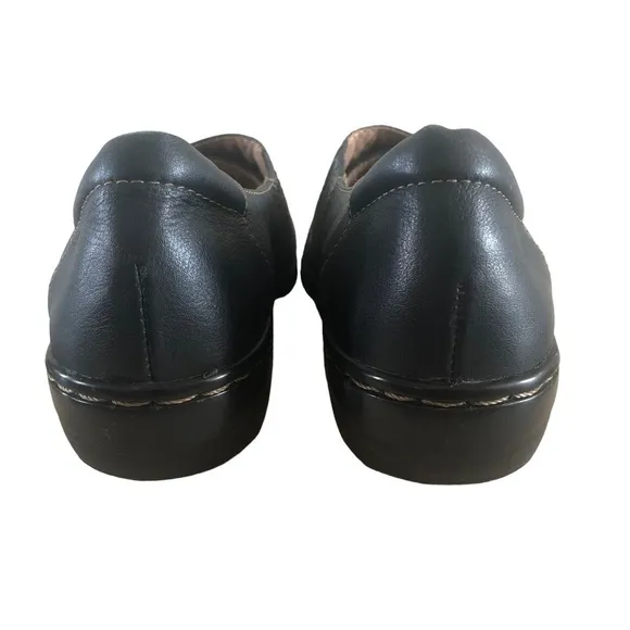 Clarks Navy Blue Evianna Comfort Loafer Shoes 8