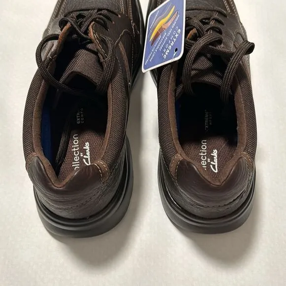Clarks Dress Shoes Mens 13 Brown Leather Extreme Comfort