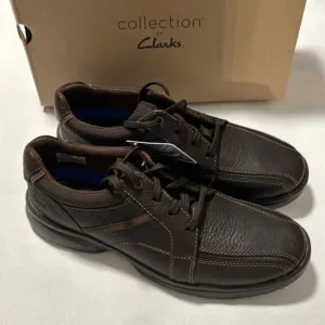 Clarks Dress Shoes Mens 13 Brown Leather Extreme Comfort