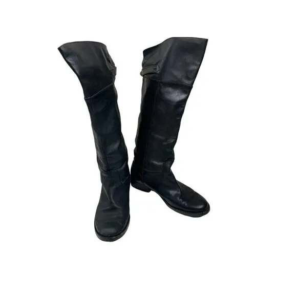 Coach Leather Knee Height Boots. Sz 7.5B