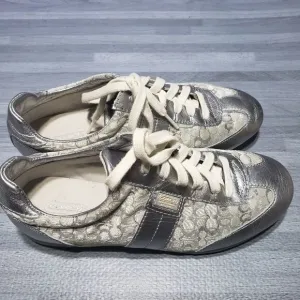 Coach Joss silver metallic women shoes