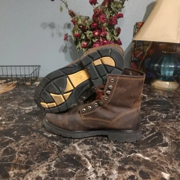 Cody James Lace Up Round Toe CWRR2 Mens Leather Kiltie Boots
