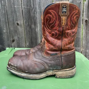 CODY JAMES Men’s Nano Lite Waterproof Western Work Boots square Toe Size 11EE