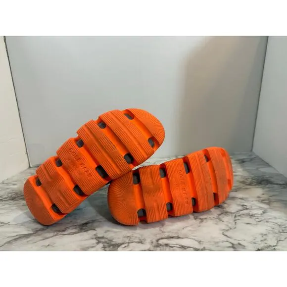 Cole Haan 4 Zer0 Grand AllDay Loafer Ironstone/Shocking Orange Men's Size 8/ 8.5