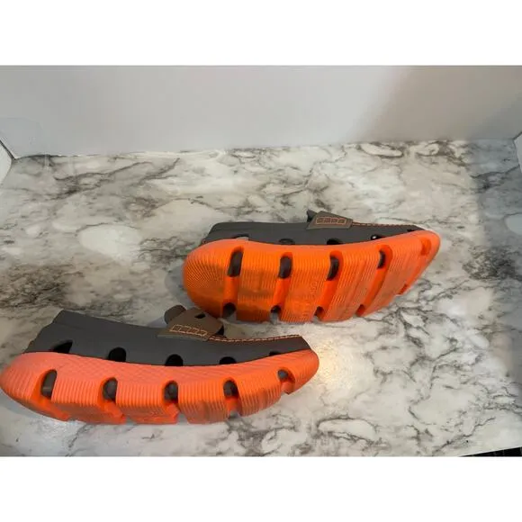 Cole Haan 4 Zer0 Grand AllDay Loafer Ironstone/Shocking Orange Men's Size 8/ 8.5