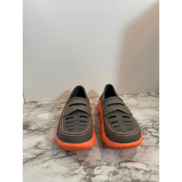 Cole Haan 4 Zer0 Grand AllDay Loafer Ironstone/Shocking Orange Men's Size 8/ 8.5