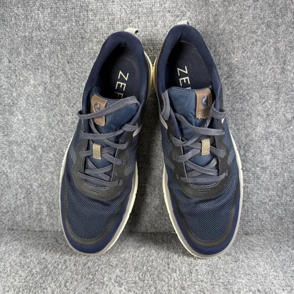 Cole Haan Generation Zerogrand TXT Sneakers Mens 11 Blue Shoes Casual Work