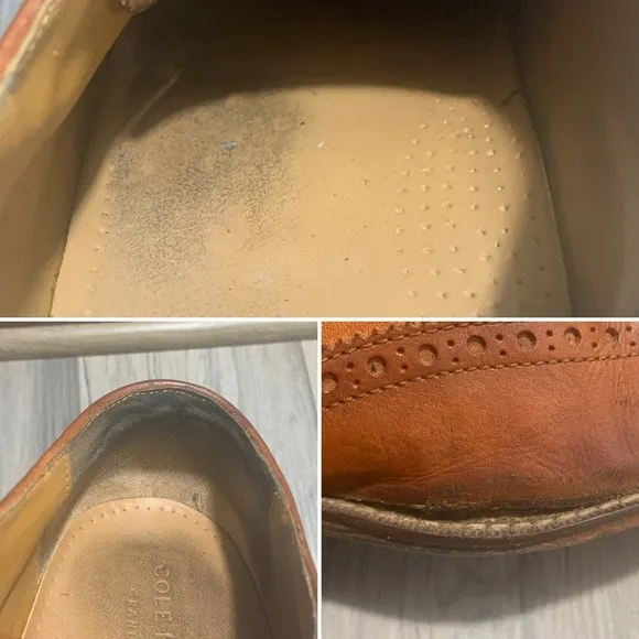 Cole Haan Grand OS Oxford Men’s Size 13 Leather Brown Comfort Dress Shoes