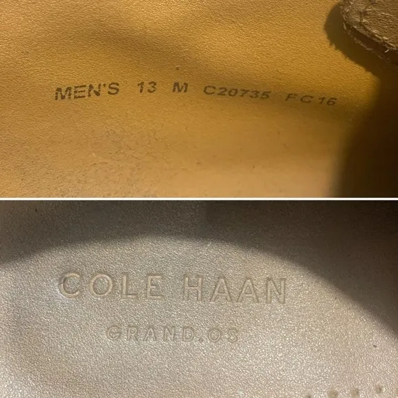 Cole Haan Grand OS Oxford Men’s Size 13 Leather Brown Comfort Dress Shoes