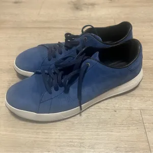 Cole Haan Grand Pro Blue Suede L Shoes Sneakers Mens Size 10 M
