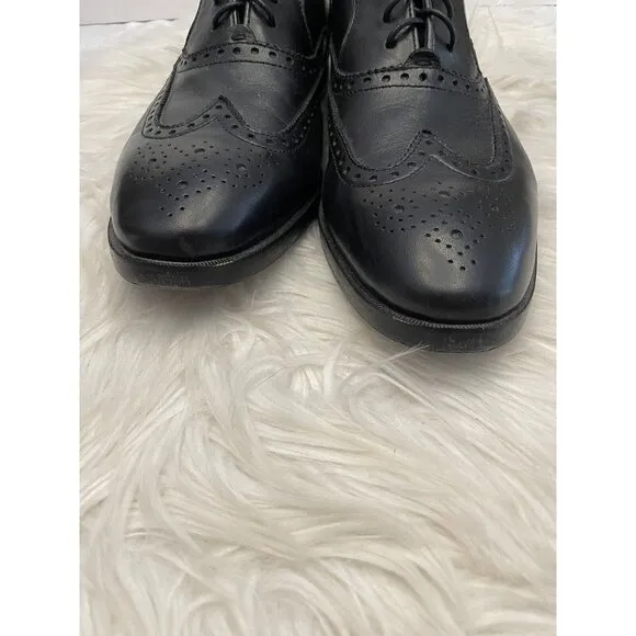 Cole‎ Haan Hamilton Grand Wingtip Oxford Double Black Comfort Shoe 11M C23751