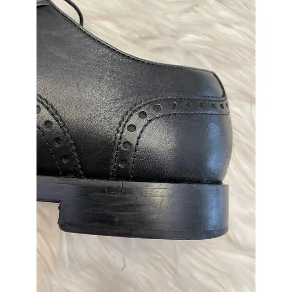 Cole‎ Haan Hamilton Grand Wingtip Oxford Double Black Comfort Shoe 11M C23751