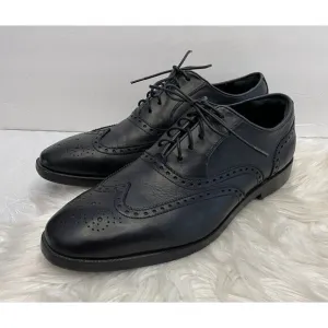 Cole‎ Haan Hamilton Grand Wingtip Oxford Double Black Comfort Shoe 11M C23751