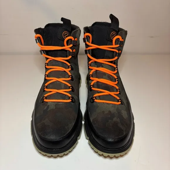 Cole Haan Mens 4.ZERØGRAND Camo Stitchlite Insulated Boots C31855 Mens SZ 10.5 W