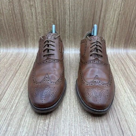 Cole Haan Mens 8 M Grand OS Cambridge Wingtip Oxford Leather Shoes C12915