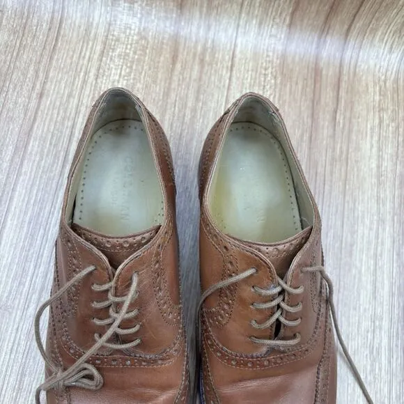 Cole Haan Mens 8 M Grand OS Cambridge Wingtip Oxford Leather Shoes C12915