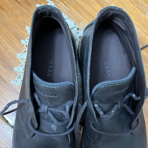 Cole Haan Men's Brown Leather Shoes Chukka 10.5