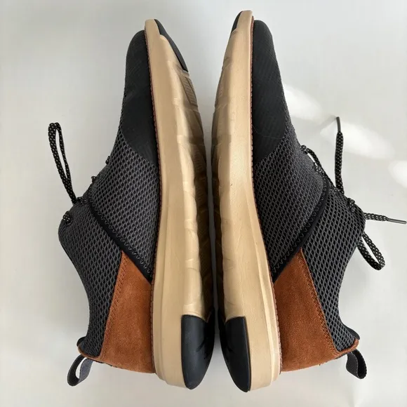 Cole Haan Men’s Zero Grand Atlantic Sneaker Black Gray lace up shoes size 10