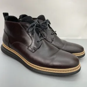 Cole Haan Original Grand Chukka Boots Waterproof Leather Brown Mens 8.5