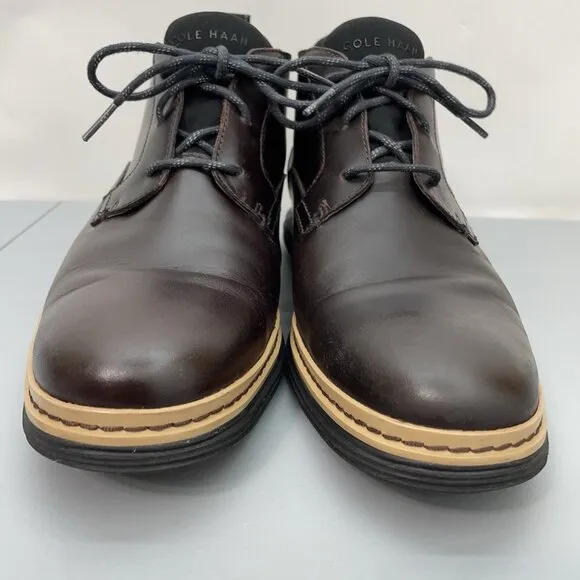 Cole Haan Original Grand Chukka Boots Waterproof Leather Brown Mens 8.5