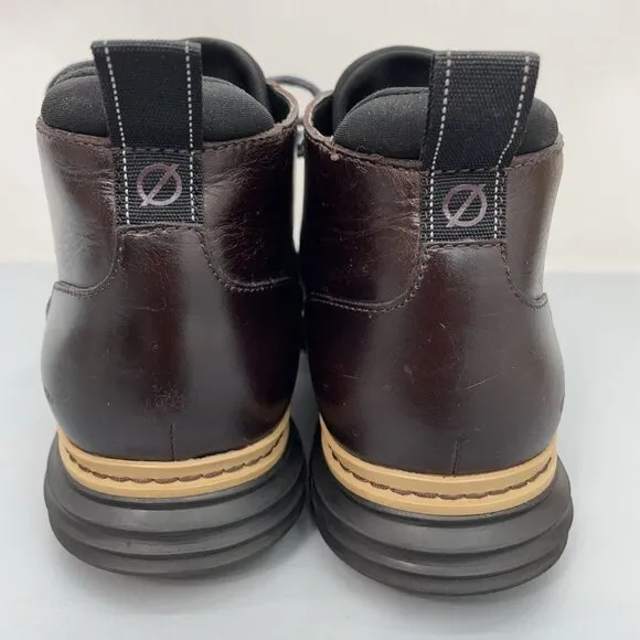 Cole Haan Original Grand Chukka Boots Waterproof Leather Brown Mens 8.5