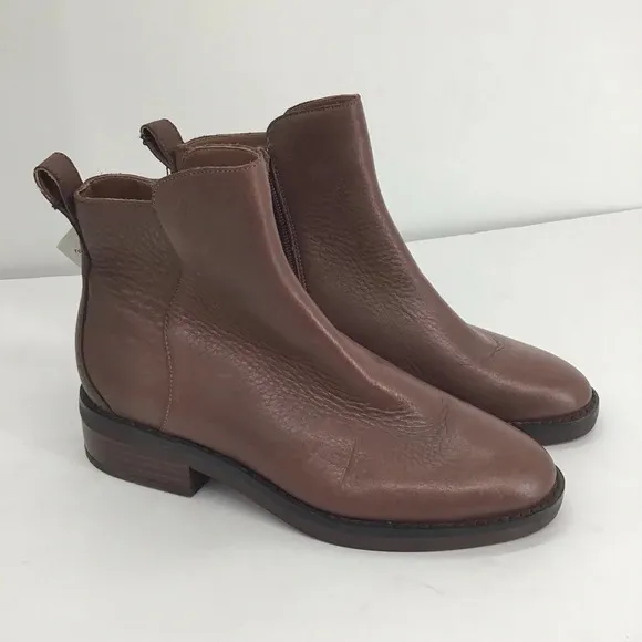 Cole Haan Women’s River Chelsea Leather Waterproof Bootie NWT Brown Size 5.5