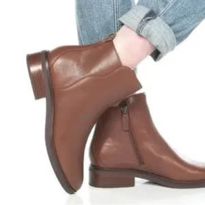 Cole Haan Women’s River Chelsea Leather Waterproof Bootie NWT Brown Size 5.5