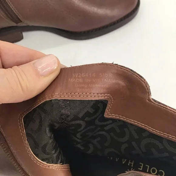 Cole Haan Women’s River Chelsea Leather Waterproof Bootie NWT Brown Size 5.5
