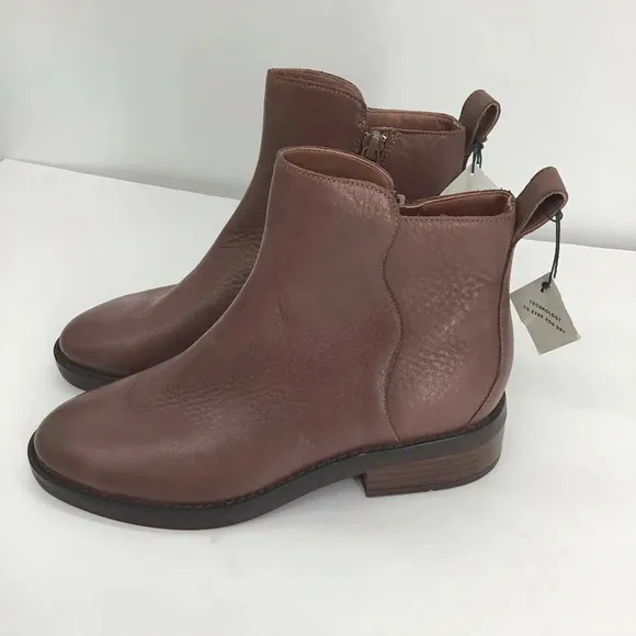 Cole Haan Women’s River Chelsea Leather Waterproof Bootie NWT Brown Size 5.5