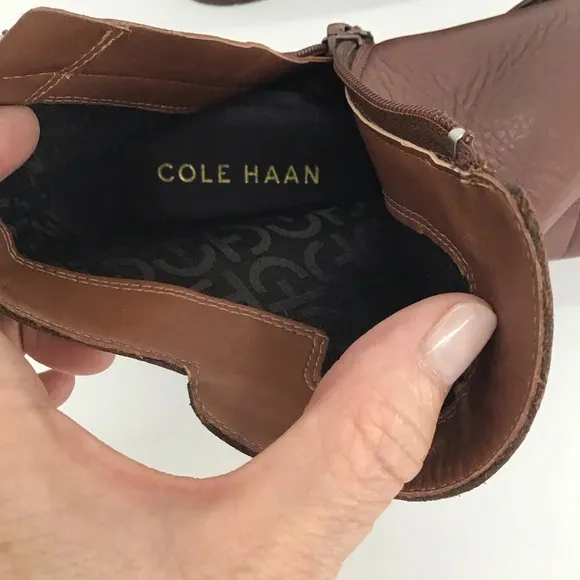 Cole Haan Women’s River Chelsea Leather Waterproof Bootie NWT Brown Size 5.5
