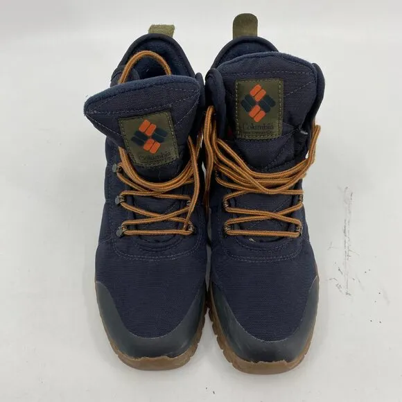Columbia Blue Canvas Athletic Shoes | Men's Size 8.5