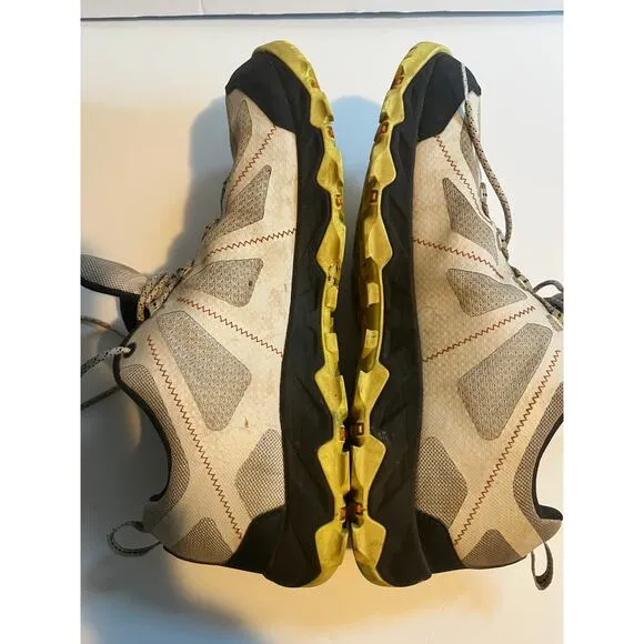 Columbia waterproof trail shoes gray orange size 13