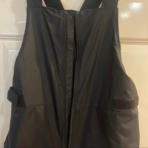 Columbia XCQ Youth Black Snow Ski Pants Bib Overalls Warm Insulated 4/5 Boy Girl