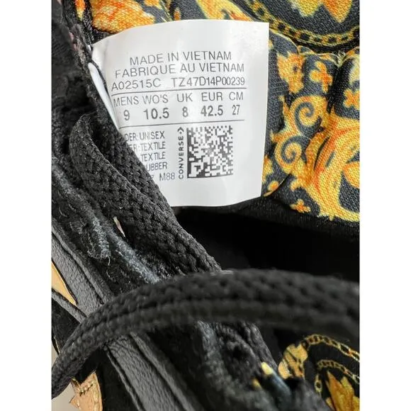 Converse All Star BB Prototype CX Mid Black Gold Baroque A02515C Shoes Men's 9🛒