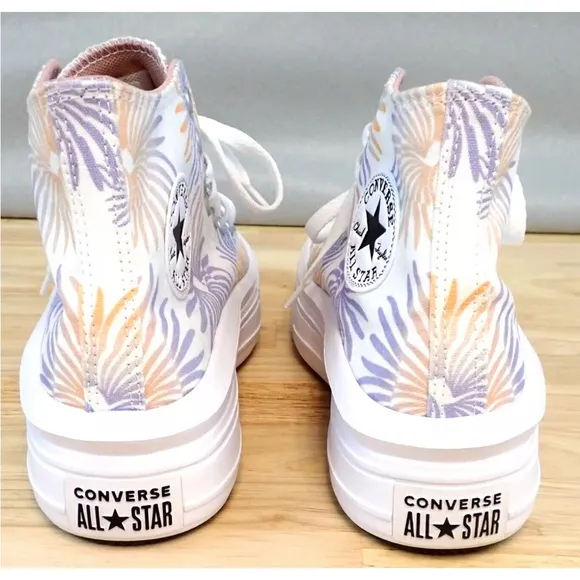 CONVERSE ALL STAR CTAS MOVE HI CANVAS FLORAL Shoes Women Size 9.5