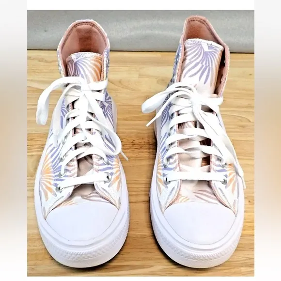 CONVERSE ALL STAR CTAS MOVE HI CANVAS FLORAL Shoes Women Size 9.5