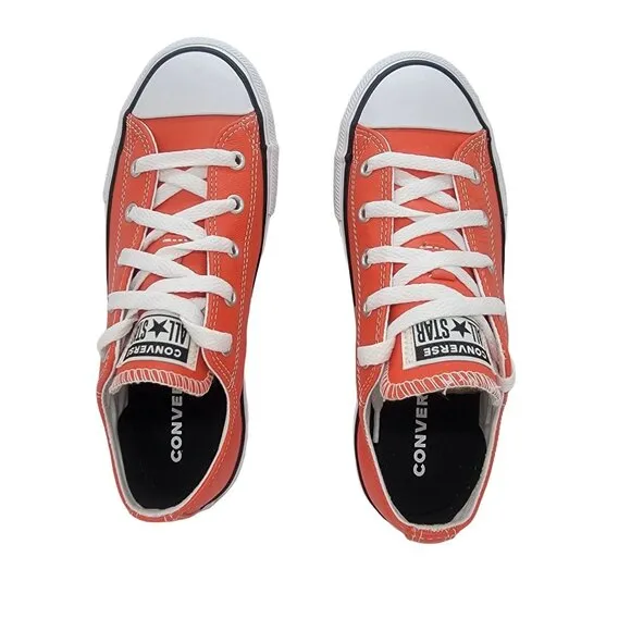 🤩Converse ALL STAR CTAS OX Sz 12 Toddler Shoes LEATHER RED Sneakers A04425C