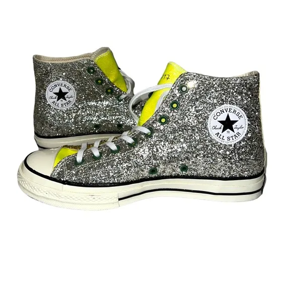 Converse All Star Hi Top X JW Anderson Glitter Sneakers