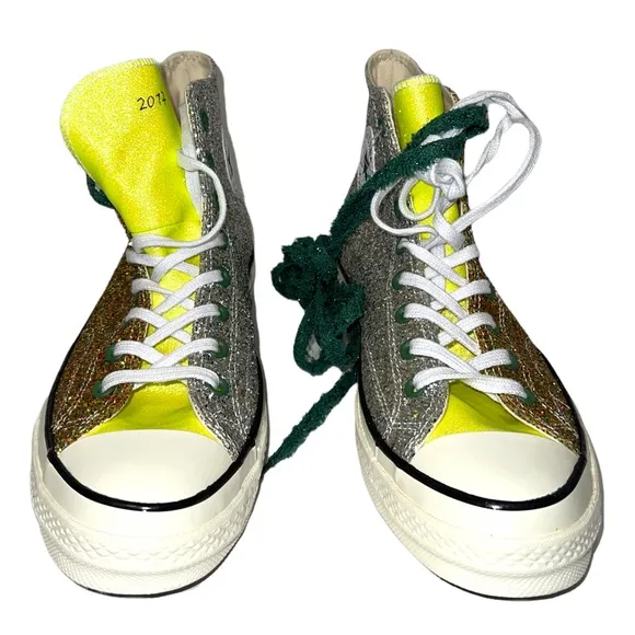 Converse All Star Hi Top X JW Anderson Glitter Sneakers