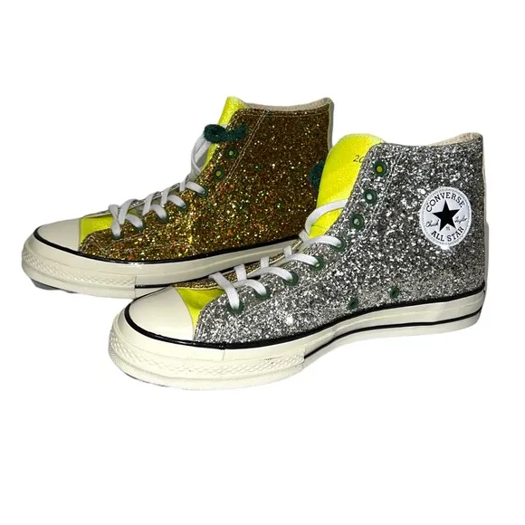 Converse All Star Hi Top X JW Anderson Glitter Sneakers