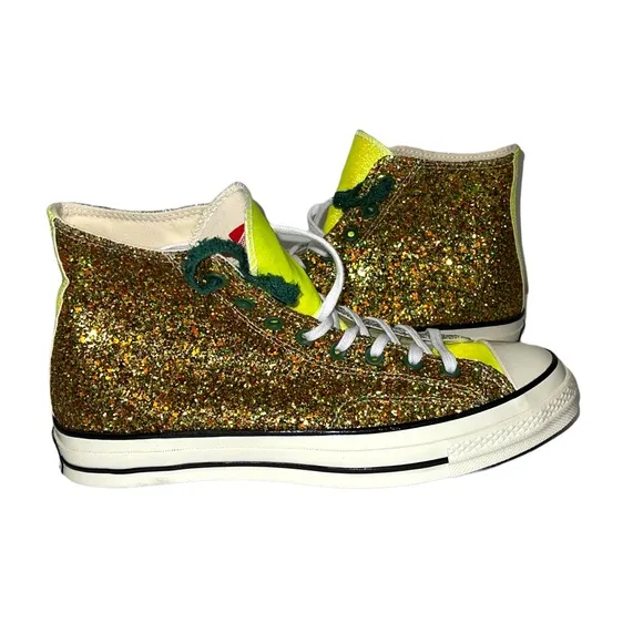 Converse All Star Hi Top X JW Anderson Glitter Sneakers