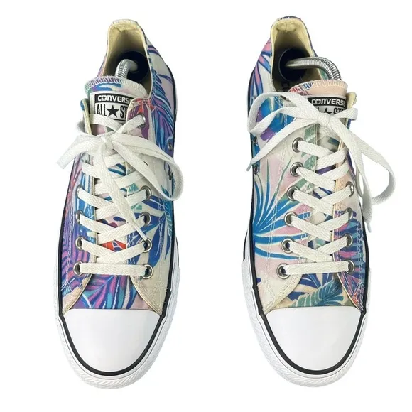 Converse All Star Low Floral Hawaiian Print Size M10 W12‎