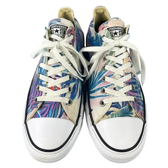 Converse All Star Low Floral Hawaiian Print Size M10 W12‎