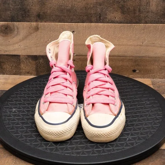 CONVERSE ALL STAR MADE IN USA DEADSTOCK 1980’S VINTAGE WOMENS SHOES PINK SZ 6