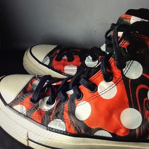 Converse All Star Mens Shoes Sneakers Polka Dot Suminagashi Pack Black 9 RARE