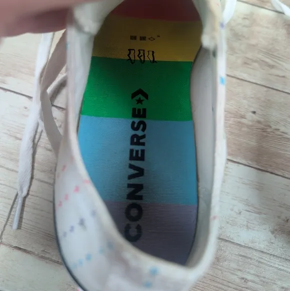 Converse All Star Rainbow Lightening Bolt Special Edition Unisex Women's Size 7