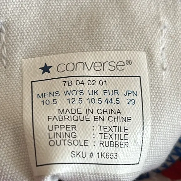Converse All Stars Hi-Top Men’s Sneakers. Size 10.5. Vintage.